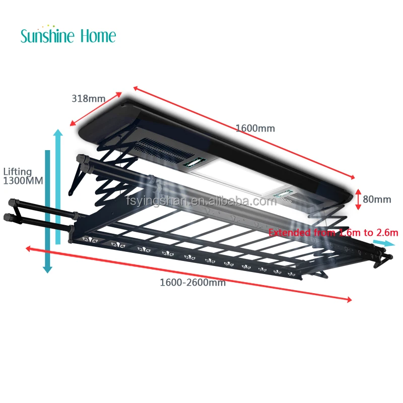 1000W Smart Home Customized Automatic Hot Air Ceiling Laundry Dryer Rack Clothes Folding Hangers Machine
1000W Smart Home Customized Automatic Hot Air Ceiling Laundry Dryer Rack Clothes Folding Hangers Machine