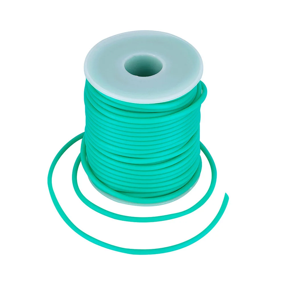 

2mm 3mm 4mm 5mm Hollow Pipe PVC Tubular Rubber Cord for Jewelry Making DIY 15 Colors hole:1~3mm; about 50m/25m/15m/10m/roll