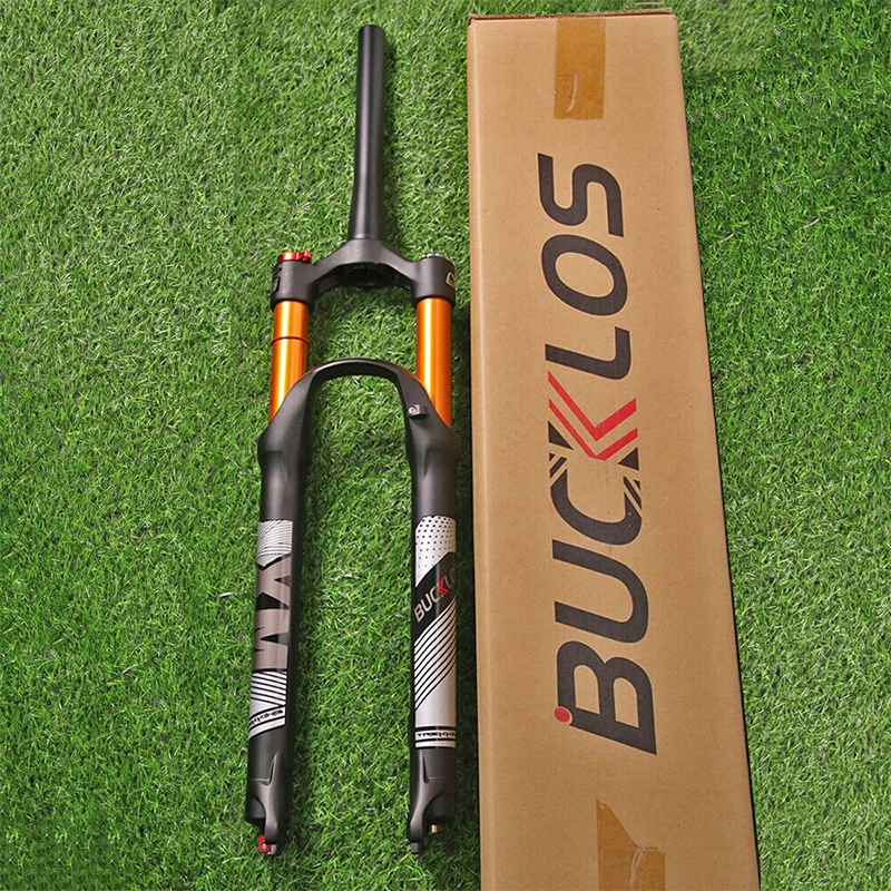 BUCKLOS 26" MTB Mountain Bike Air Suspension Fork 120mm Travel Disc Brake Bicycle Fork 26/27.5/29inch Fork QR Straight/Tapaered
BUCKLOS 26" MTB Mountain Bike Air Suspension Fork 120mm Travel Disc Brake Bicycle Fork 26/27.5/29inch Fork QR Straight/Tapaered