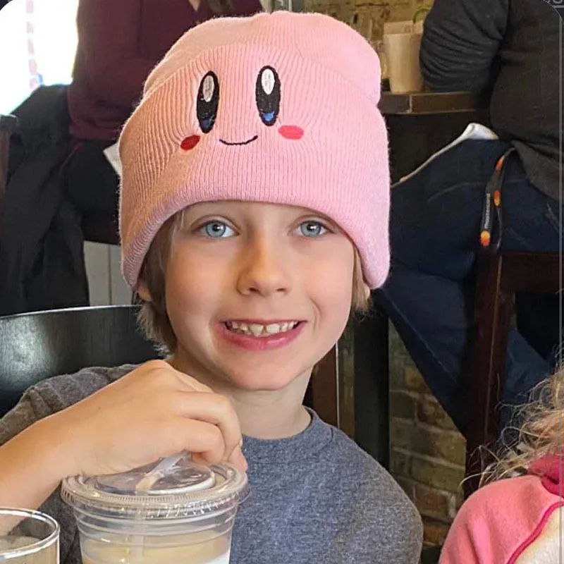 Star Kirby Cute Hat Pink Student Couple Lovely Girl Autumn and Winter Warm Knitted Hat Woolen Hat Children Kawaii Anime Figure
Star Kirby Cute Hat Pink Student Couple Lovely Girl Autumn and Winter Warm Knitted Hat Woolen Hat Children Kawaii Anime Figure