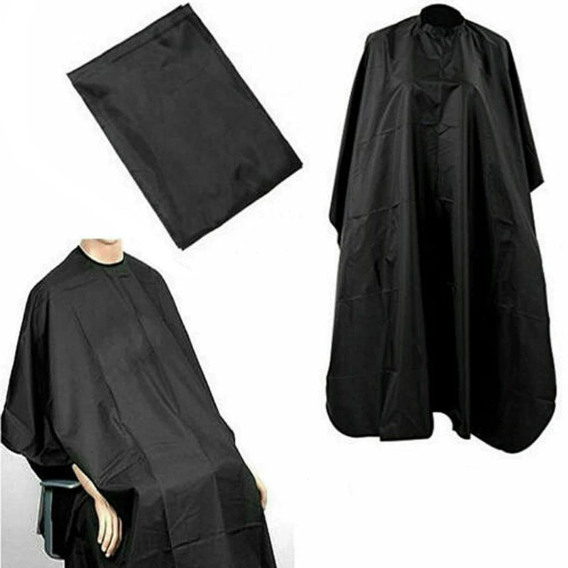 

148x120cm Professional Hairdressing Cloth Hair Cutting Cape Salon Hairdresser Cloth Gown Barber Black Waterproof Haircut Capes