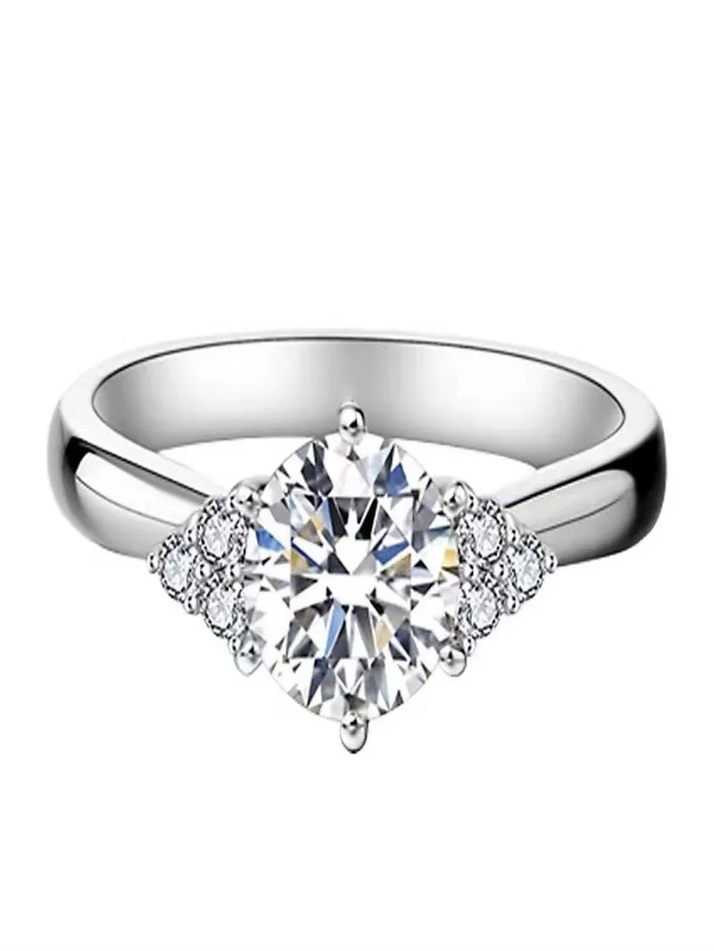 QIANJINYI Lefei Fashion Luxury Trendy Classic Creative 1ct Moissanite Sansheng Stone Star Ring For Women 925 Silver Jewelry Gift
QIANJINYI Lefei Fashion Luxury Trendy Classic Creative 1ct Moissanite Sansheng Stone Star Ring For Women 925 Silver Jewelry Gift