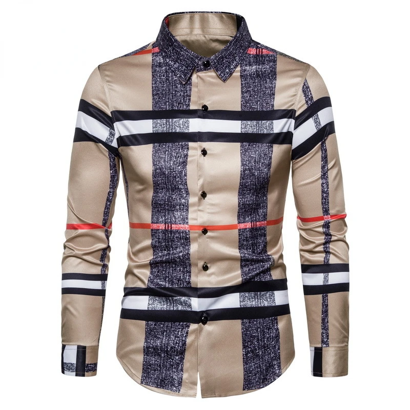S-6XL 2023 Business Casual Plaid Shirt Men's Formal Workwear Wedding Dress Slim Social Party Clothes Khaki Checked Shirt
S-6XL 2023 Business Casual Plaid Shirt Men's Formal Workwear Wedding Dress Slim Social Party Clothes Khaki Checked Shirt