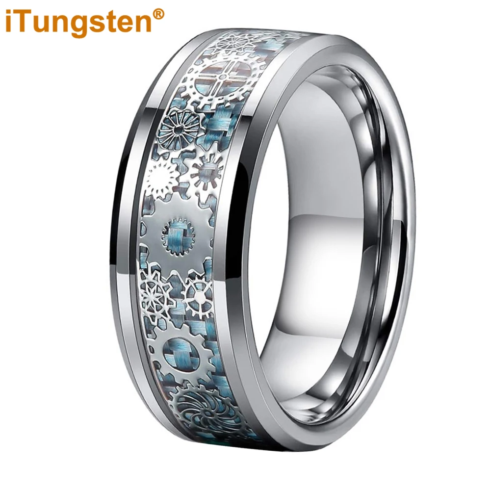 iTungsten 6mm8mm Men Women Wedding Band Tungsten Ring Carbon Fiber Steampunk Gear Inlay Dropshipping Fashion Jewelry Comfort Fit
iTungsten 6mm8mm Men Women Wedding Band Tungsten Ring Carbon Fiber Steampunk Gear Inlay Dropshipping Fashion Jewelry Comfort Fit