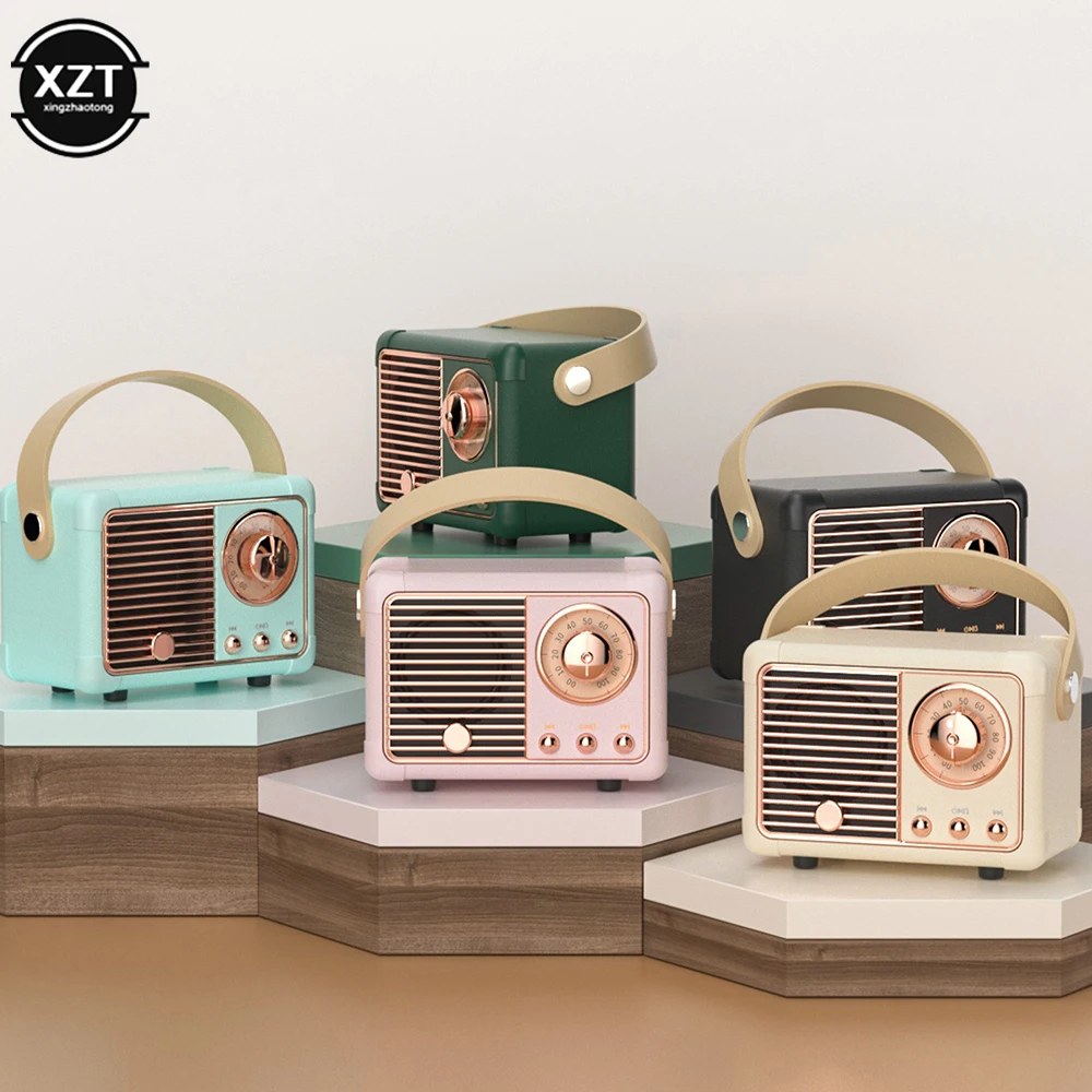 Retro Wireless Bluetooth-Compatible Speaker Vintage FM Radio Portable USB Interface Classical Decoration Speakers Music Player
Retro Wireless Bluetooth-Compatible Speaker Vintage FM Radio Portable USB Interface Classical Decoration Speakers Music Player