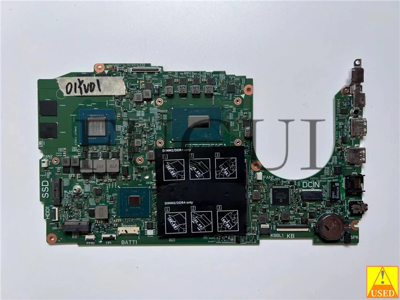 Б/у материнская плата для ноутбука 3590 01YV01 с SRF6X i5-9300H GTX1650 GPU 18825-1 полностью протестирована 100%
Б/у материнская плата для ноутбука 3590 01YV01 с SRF6X i5-9300H GTX1650 GPU 18825-1 полностью протестирована 100%