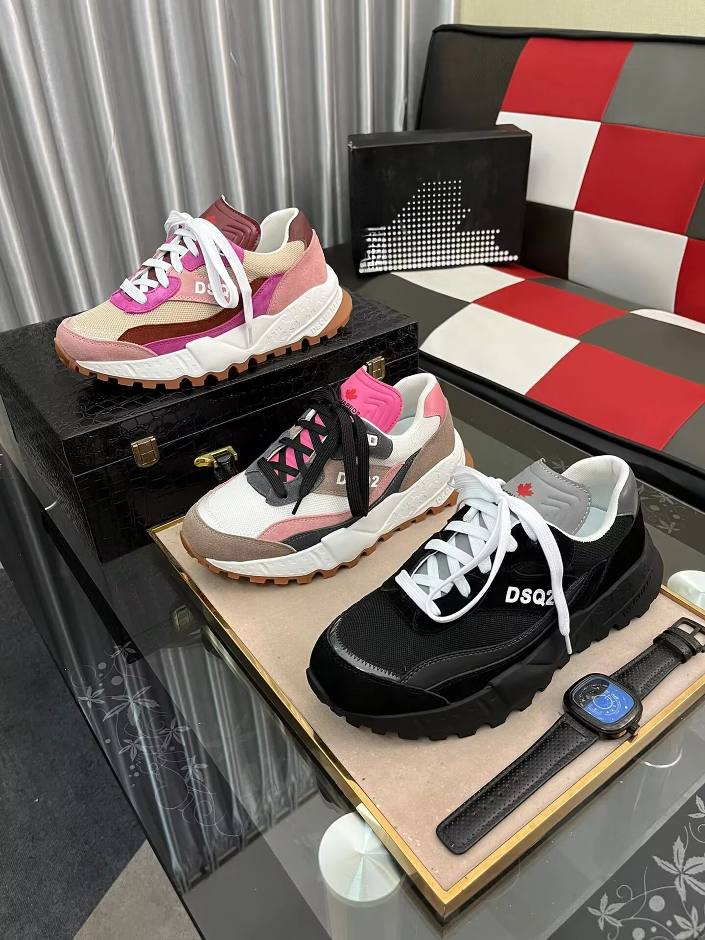 New Arrival 2023 Dsq2 Patchwork Mesh Breathable Thick Bottom Sports Casual Shoes Increase Men's DSQ2 Shoes Sneakers
New Arrival 2023 Dsq2 Patchwork Mesh Breathable Thick Bottom Sports Casual Shoes Increase Men's DSQ2 Shoes Sneakers