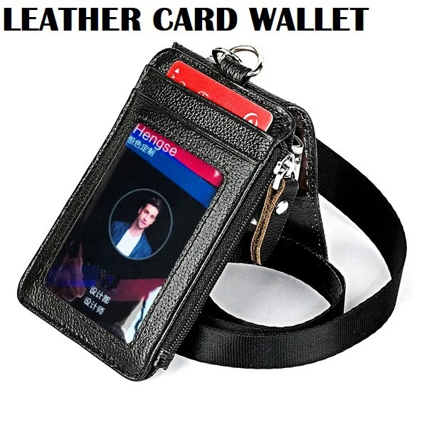 Fashion Genuine Leather Business ID/Badge Holder Case Lanyard Purse with Neck Strap Band Name Tag Id Card
Fashion Genuine Leather Business ID/Badge Holder Case Lanyard Purse with Neck Strap Band Name Tag Id Card