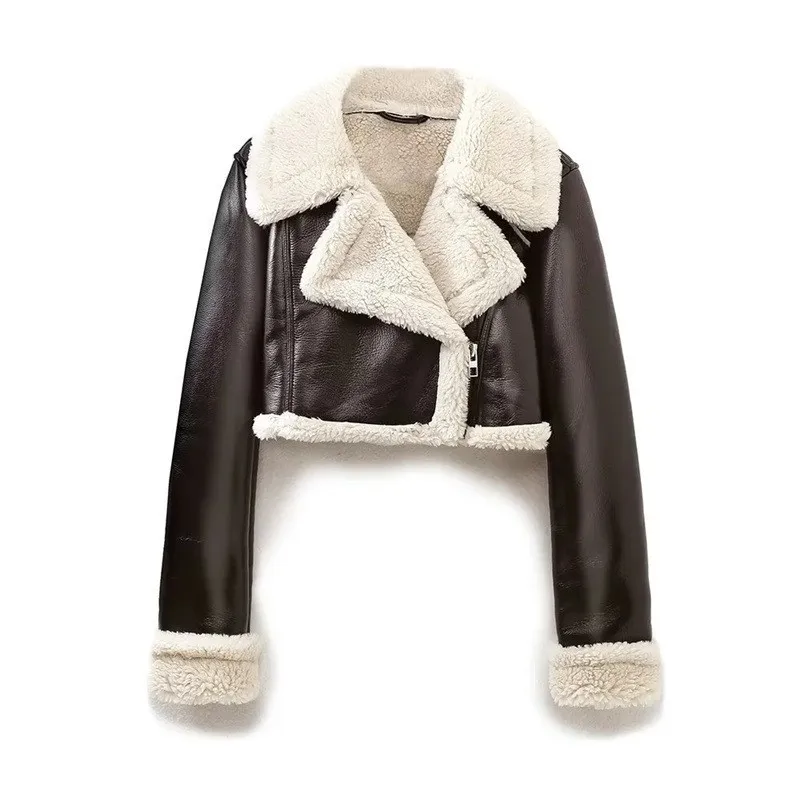 ZXRYXGS Premium Pu Short Jacket Fashion Coat 2023 Autumn Winter New Lapel Personalized Women's Clothing Trend Coat
ZXRYXGS Premium Pu Short Jacket Fashion Coat 2023 Autumn Winter New Lapel Personalized Women's Clothing Trend Coat