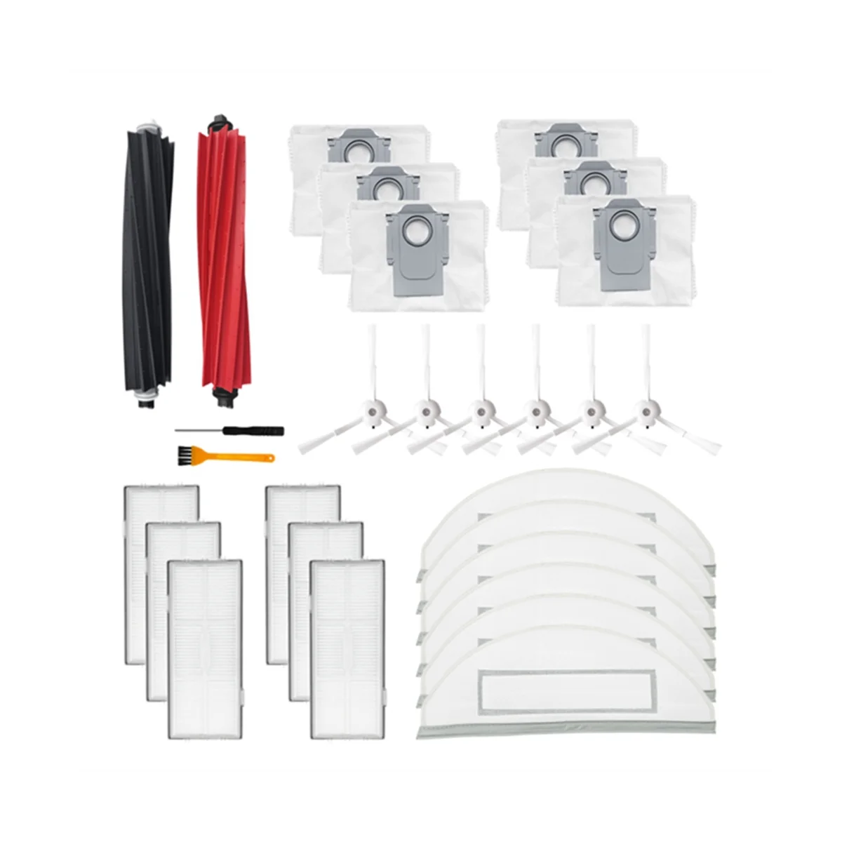 For S8 Pro Ultra S8 S8+ Accessories Main Side Brush Filter Mop Cloth Dust Bag Robot Vacuum Cleaner Spare Part 
For S8 Pro Ultra S8 S8+ Accessories Main Side Brush Filter Mop Cloth Dust Bag Robot Vacuum Cleaner Spare Part