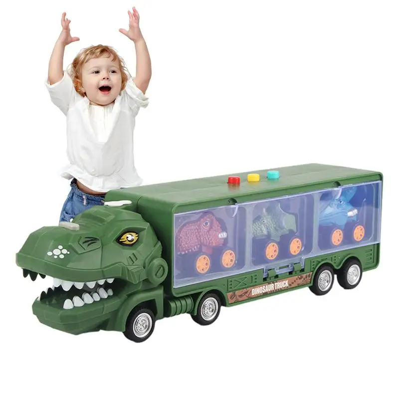 

Dinosaur Truck Toy Intellectual Toys Spraying Dino Car Toy Vehicles For Boys Girls For Kids Party Favors Supplies Goody Bag