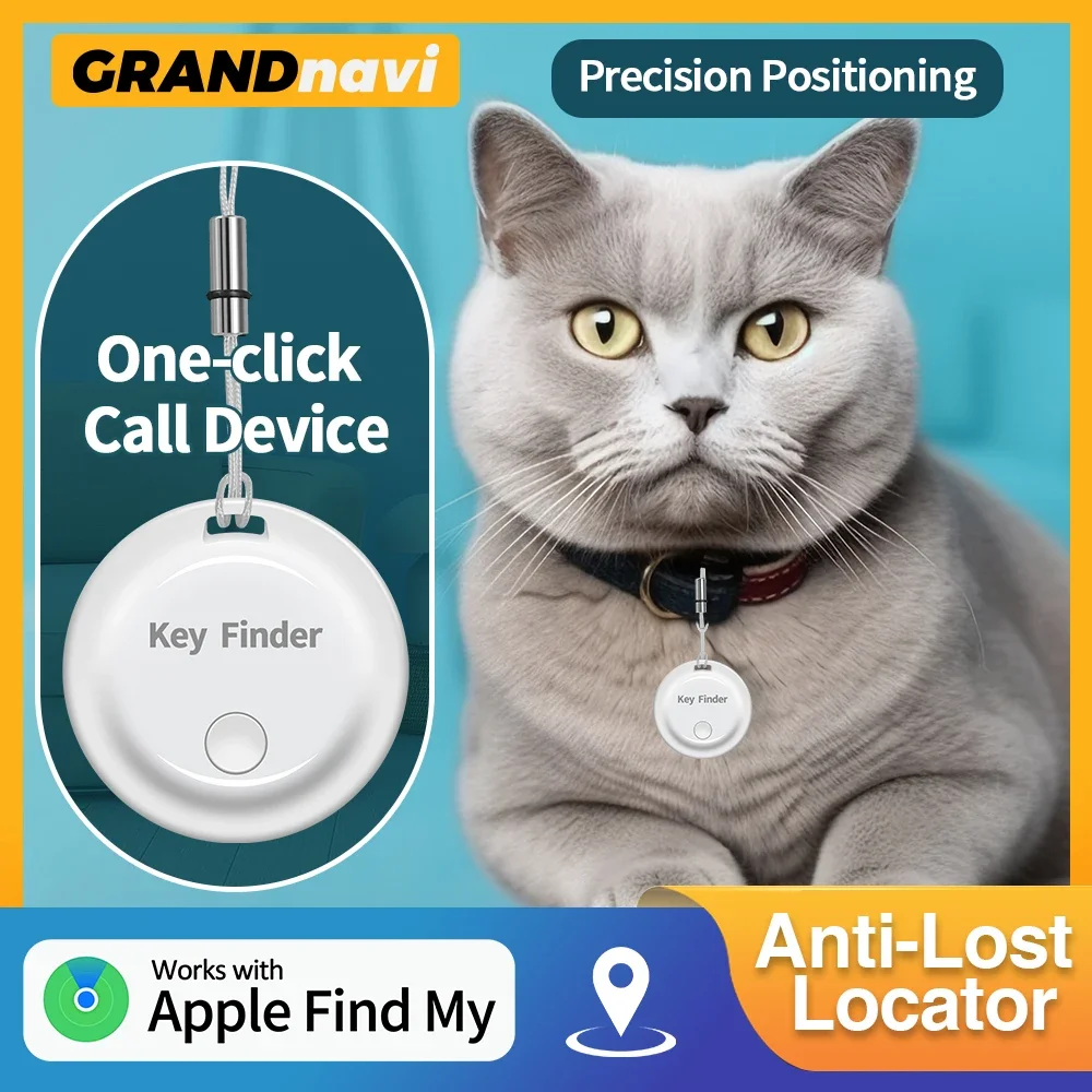 

Mini Tracking Device For IOS Apple Find My Key Finder Pet Child Bag Luggage Wallet Bike Anti-lost GPS Tracker Smart Bluetooth