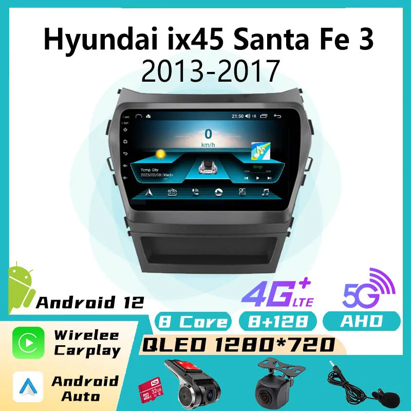 Автомагнитола 2 Din для HYUNDAI IX45 Santa Fe 3 2013-2017, радио, стерео, Wi-Fi, Carplay, GPS-навигация, мультимедийный видеоплеер, головное устройство
Автомагнитола 2 Din для HYUNDAI IX45 Santa Fe 3 2013-2017, радио, стерео, Wi-Fi, Carplay, GPS-навигация, мультимедийный видеоплеер, головное устройство
