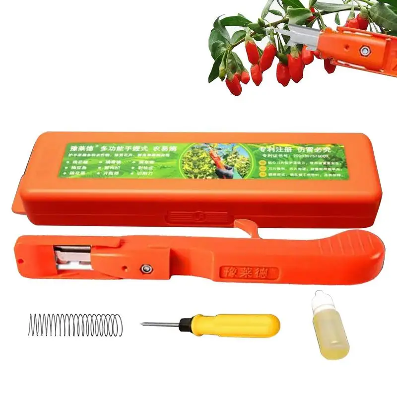 

Efficient chili collecting tool multi-functional pointed hook chili corn picker garden flower pruning tool kitchen chopper