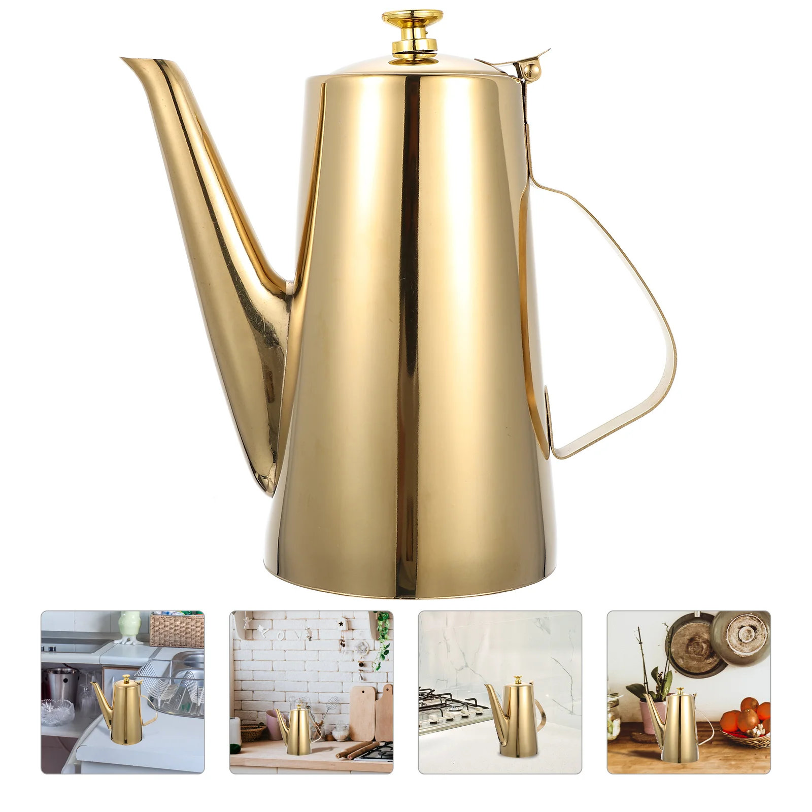 Oil Dispenser Bottle Olive Vinegar Container Sauce Stainless Steel Pot Pitcher Soy Cruet Kitchen Jug Water Decanter Cooking
Oil Dispenser Bottle Olive Vinegar Container Sauce Stainless Steel Pot Pitcher Soy Cruet Kitchen Jug Water Decanter Cooking