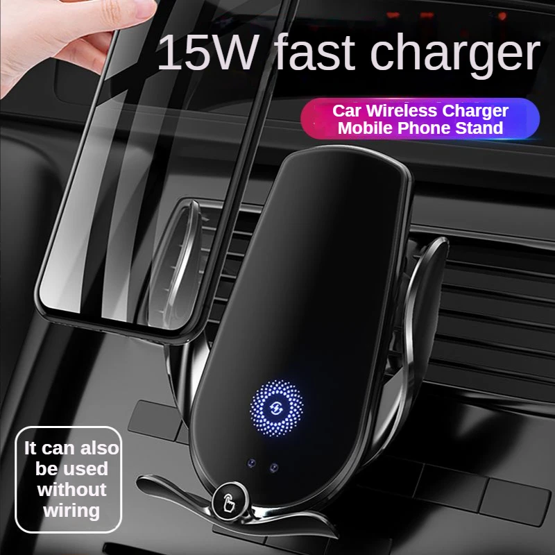 

Car Phone Holder For Mercedes-Benz For Benz Wireless Charger Smart Sensor Built-in Battery Automatic Clamping For iPhone Samsung