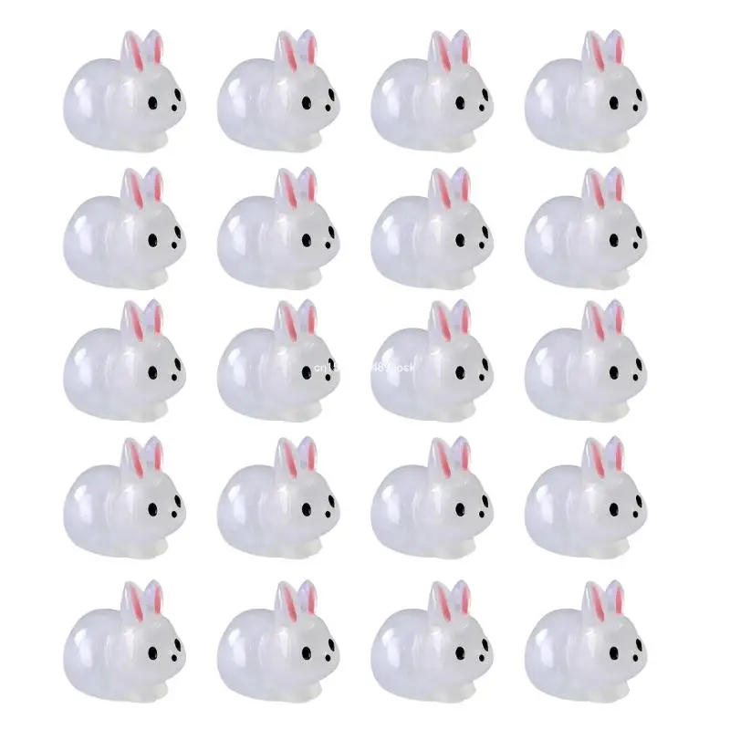Miniature Glowing Rabbit Figurines 20pcs/set Yard lawn Decoration Accessories Dropship
Miniature Glowing Rabbit Figurines 20pcs/set Yard lawn Decoration Accessories Dropship