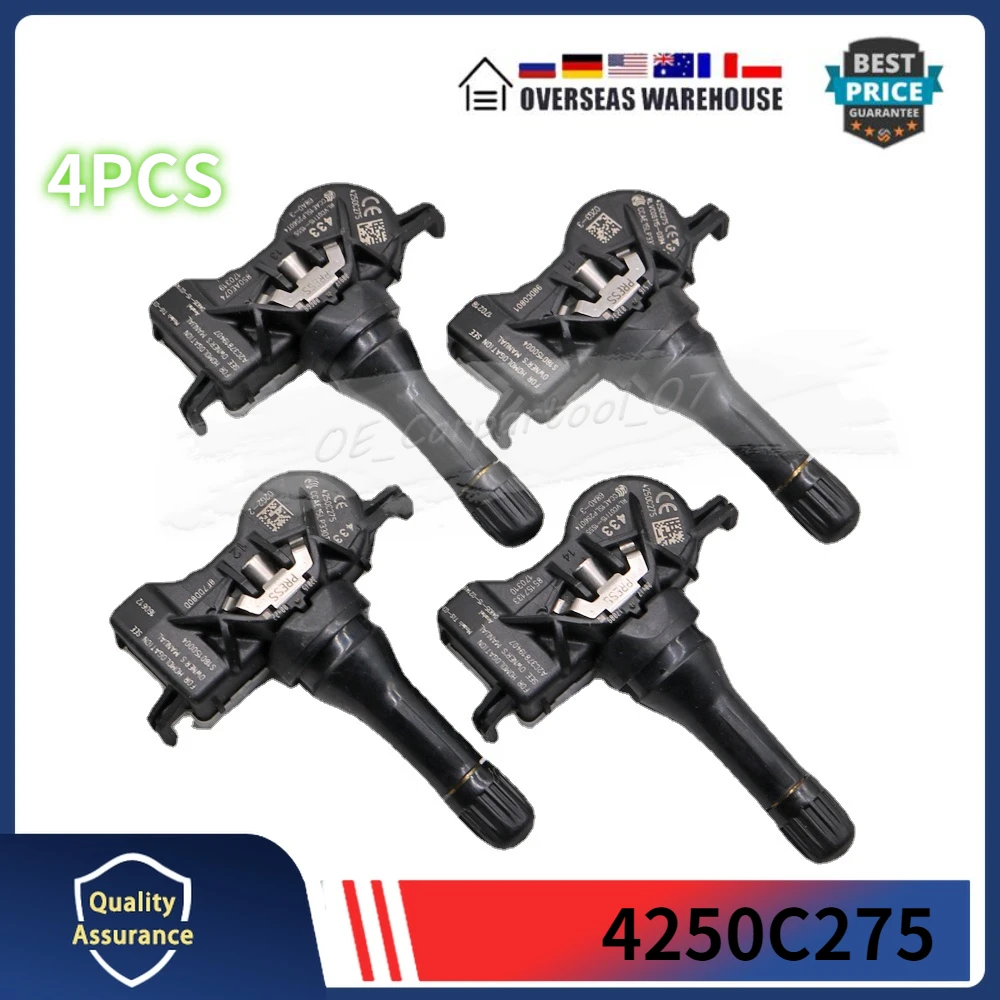 4 шт., датчик давления в шинах Mitsubishi Eclipse Pajero Sport III 4250C275 4250F187 2014 МГц TPMS
4 шт., датчик давления в шинах Mitsubishi Eclipse Pajero Sport III 4250C275 4250F187 2014 МГц TPMS
