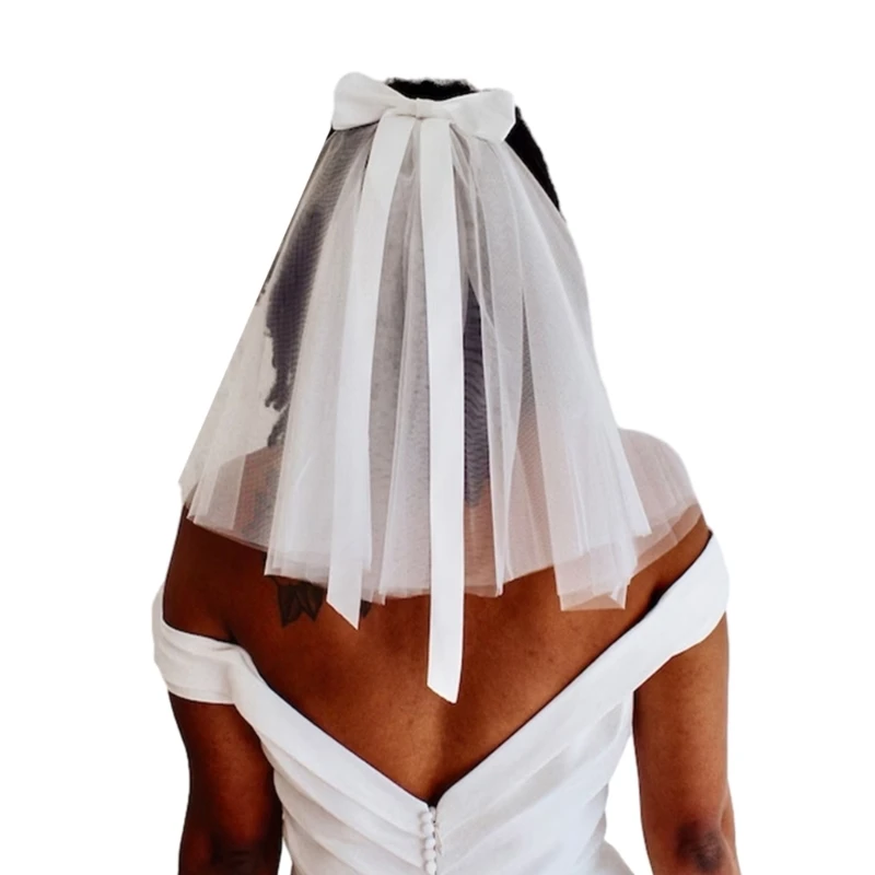 Delicate Wedding Bridal Lace Veil with Ribbon Bowknot Girls Bride Veil Long Tulle Wedding Tiaras for Marriage Women
Delicate Wedding Bridal Lace Veil with Ribbon Bowknot Girls Bride Veil Long Tulle Wedding Tiaras for Marriage Women