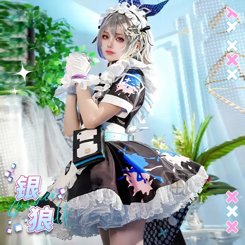 Silver Wolf Cosplay Costume Game Honkai Star Rail Cosplay Dress Women Cute Party Suit Halloween Carnival Uniform Custom Made
Silver Wolf Cosplay Costume Game Honkai Star Rail Cosplay Dress Women Cute Party Suit Halloween Carnival Uniform Custom Made