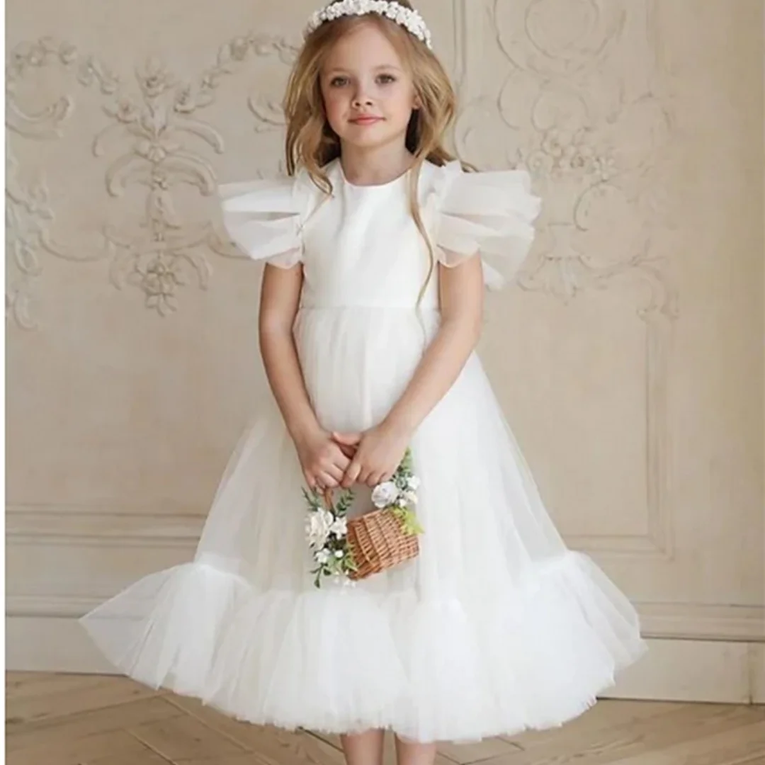 Пышные платья для девочек с цветами на свадьбу, многослойное Тюлевое кружевное детское платье с аппликацией для конкурса, вечеринки, дня рождения для девочек 
Пышные платья для девочек с цветами на свадьбу, многослойное Тюлевое кружевное детское платье с аппликацией для конкурса, вечеринки, дня рождения для девочек