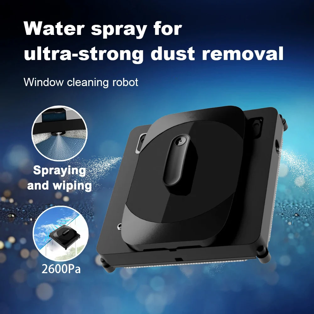 Purerobo W-S8S Glass window cleaning Smart APP& Remote Control Automatic Water Spray Clean Glass Robot for washing windows
Purerobo W-S8S Glass window cleaning Smart APP& Remote Control Automatic Water Spray Clean Glass Robot for washing windows