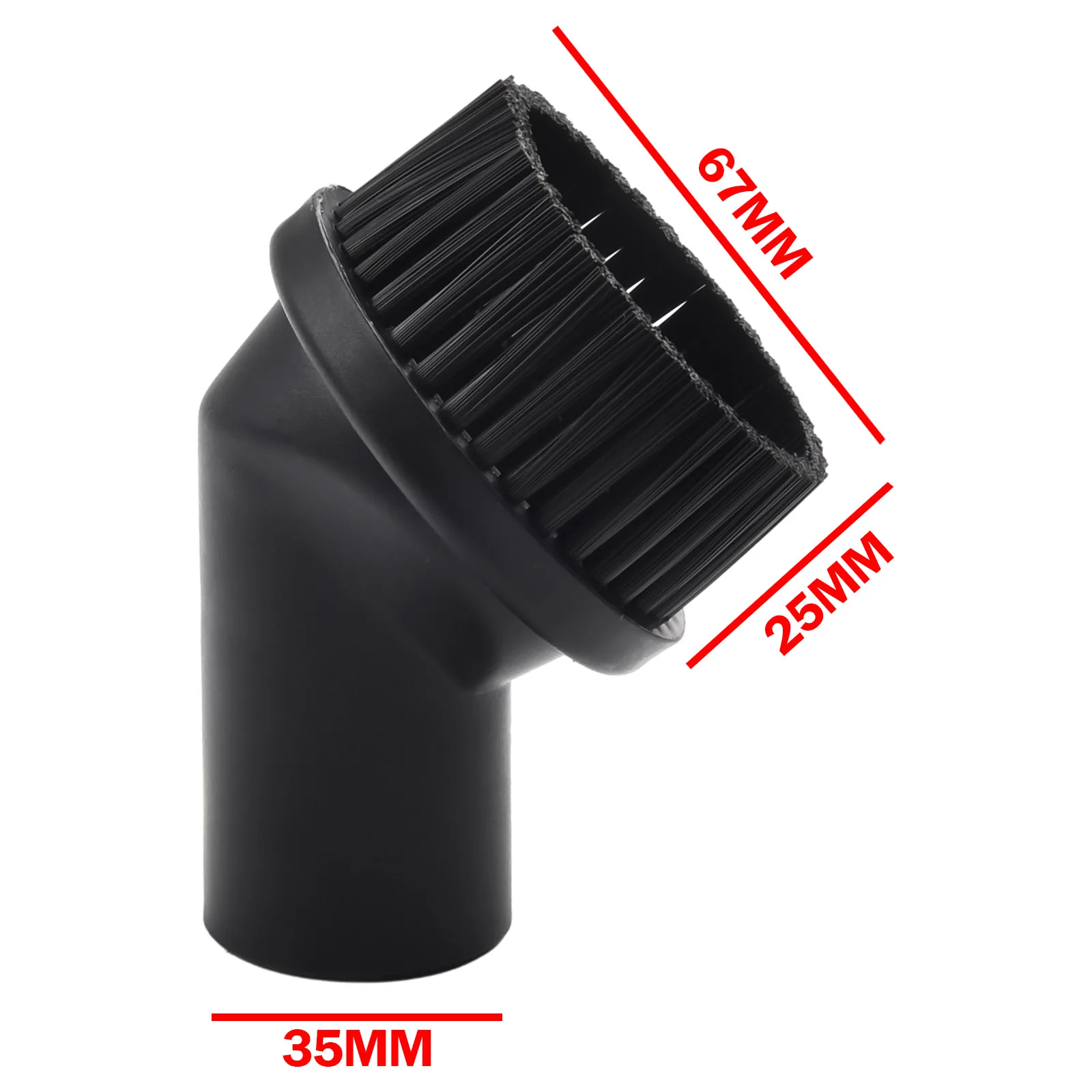 

Brand New For 35 Mm Connector Inner Diameter Suction Brush Round Dusting Brush For Bosch Vacuum Cleaner Part With Soft Bristle