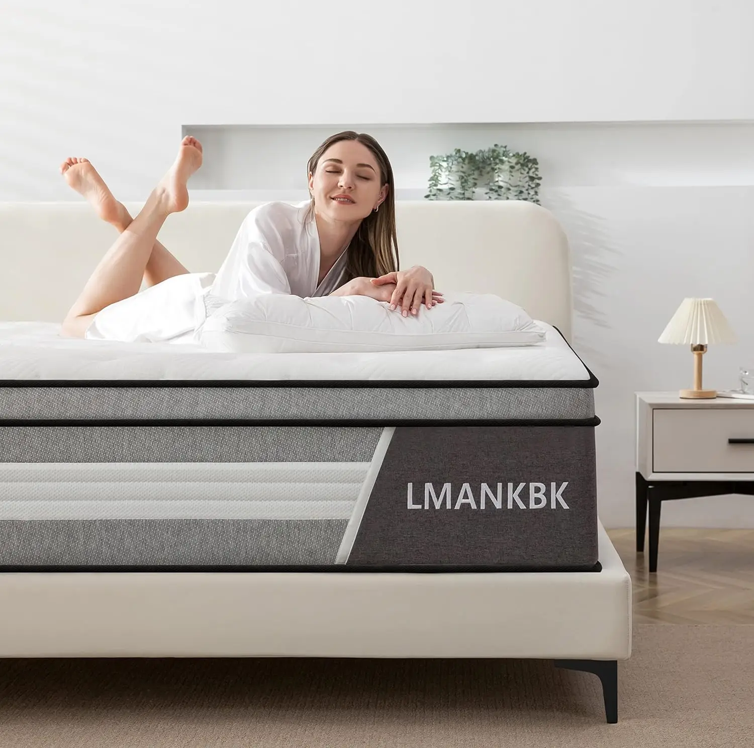 Queen Mattress, 10 Inch Innerspring Hybrid Mattress in a Box with Gel Memory Foam, Individually Wrapped Encased Coil Pocket
Queen Mattress, 10 Inch Innerspring Hybrid Mattress in a Box with Gel Memory Foam, Individually Wrapped Encased Coil Pocket