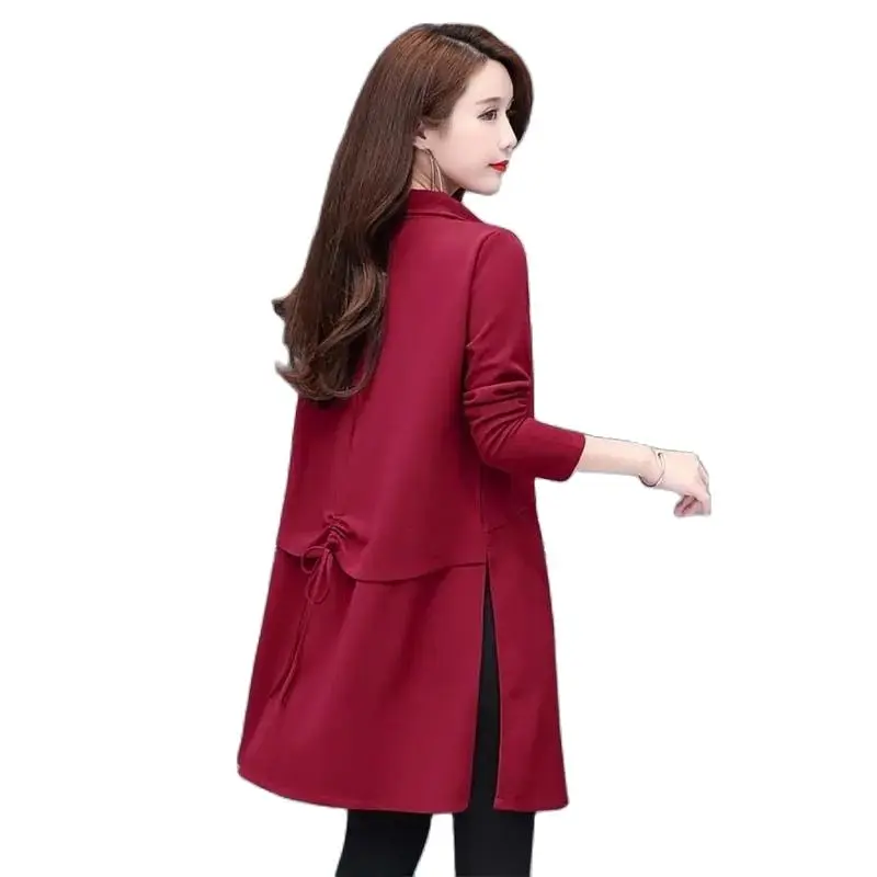 Upscale Ladies Jacket Spring Autumn Mid-Length Fashion Female Outerwear Coat 2022 New Women's Clothing Loose Show Thin Top
Upscale Ladies Jacket Spring Autumn Mid-Length Fashion Female Outerwear Coat 2022 New Women's Clothing Loose Show Thin Top