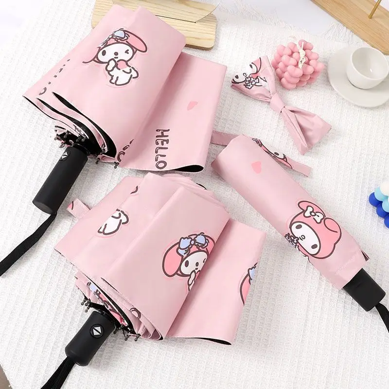 Симпатичный зонтик «Моя Мелодия» Sanrio Kawaii аниме полностью автоматический зонтик девушка сердце милый мультяшный зонтик защита от солнца Детский подарок
Симпатичный зонтик «Моя Мелодия» Sanrio Kawaii аниме полностью автоматический зонтик девушка сердце милый мультяшный зонтик защита от солнца Детский подарок