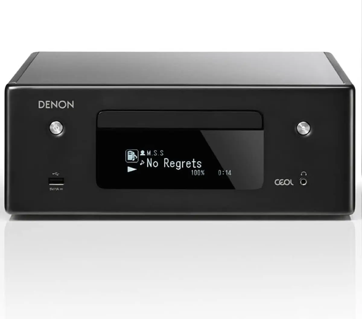 

Denon Bluetooth Receiver RCD-N10, with Integrated CD Player, AM/FM Tuner, & Wi-Fi, for Smaller Rooms and Houses