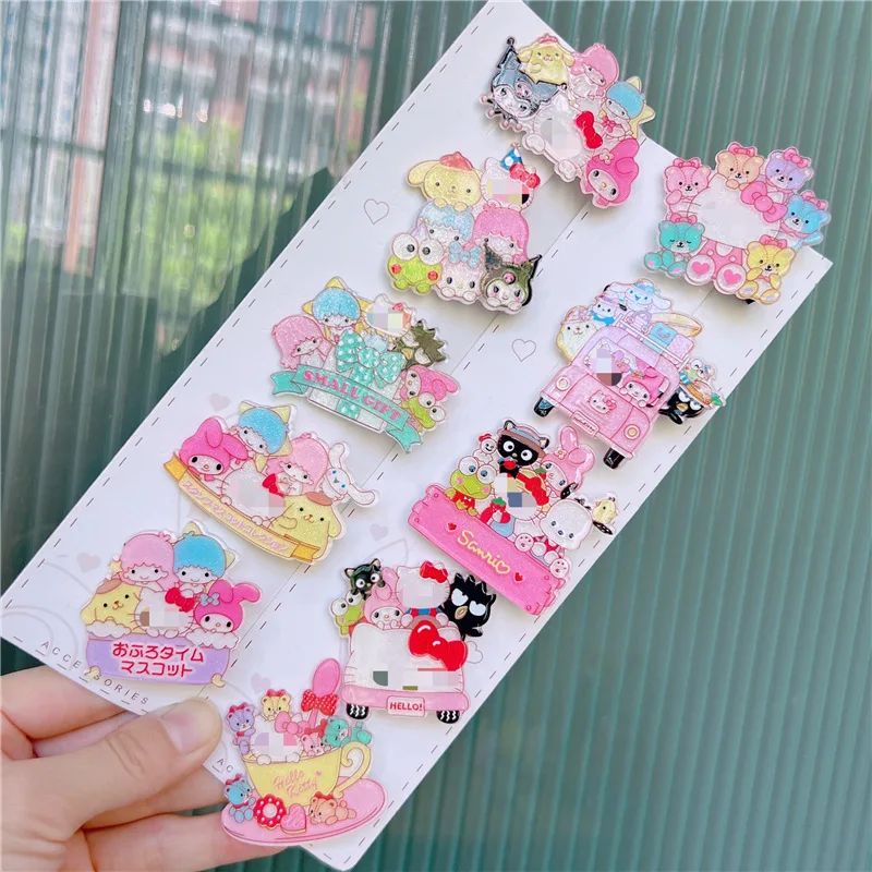 Sanrio Hairpin Kuromi Hello Kitty My Melody Pachacco Cartoon Car Clip Ornamentr Adult Cute Hairpins Female Hair Accessories
Sanrio Hairpin Kuromi Hello Kitty My Melody Pachacco Cartoon Car Clip Ornamentr Adult Cute Hairpins Female Hair Accessories