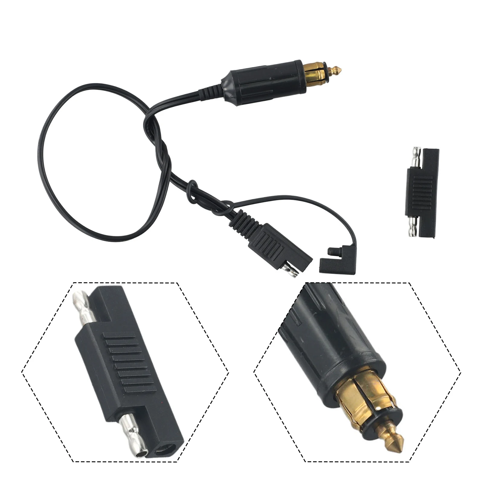 Adapter Cable Motorcycle Charger 18AWG Gauge Cables Battery Chargers Battery Management GPS And Tire Inflation Brand New
Adapter Cable Motorcycle Charger 18AWG Gauge Cables Battery Chargers Battery Management GPS And Tire Inflation Brand New