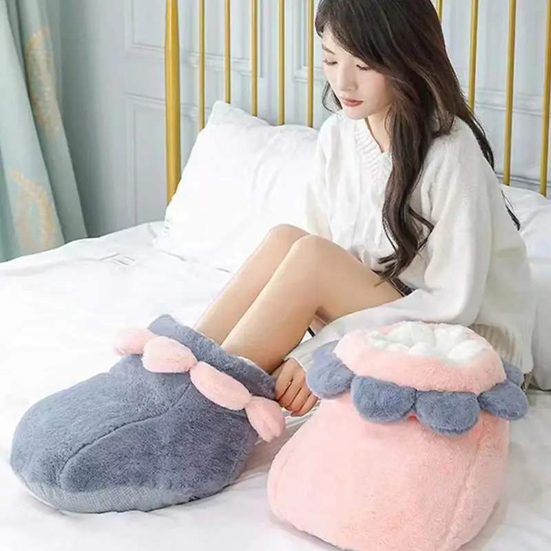 Electric Heating Slippers Slipper Shaped Foot Warmer Washable and Rechargeable Electric Warm Heating Pad Cold Weather Supplies
Electric Heating Slippers Slipper Shaped Foot Warmer Washable and Rechargeable Electric Warm Heating Pad Cold Weather Supplies