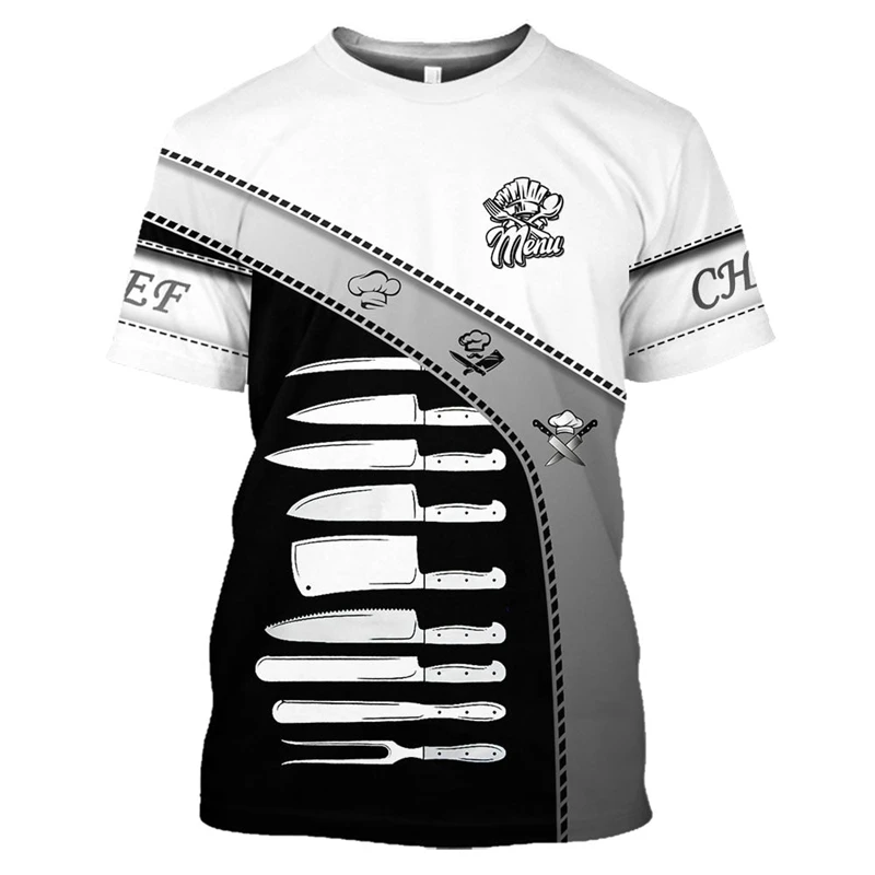 Chef Shirt Men's T-shirts 3D Funny Print Men Clothing O-Neck Cheap Short Sleeve Tops 5xl Male Vintage Punk Streetwear T Shirt
Chef Shirt Men's T-shirts 3D Funny Print Men Clothing O-Neck Cheap Short Sleeve Tops 5xl Male Vintage Punk Streetwear T Shirt