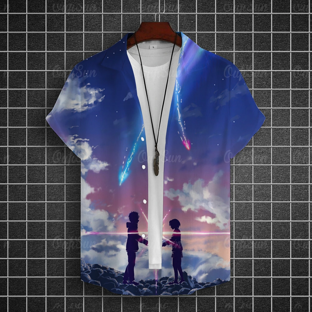 Cartoon Shirts For Men 3d Comet Printed Street Designer Short Sleeves Loose Oversized Shirt Beach Party Tops Hawaiian Sweatshirt
Cartoon Shirts For Men 3d Comet Printed Street Designer Short Sleeves Loose Oversized Shirt Beach Party Tops Hawaiian Sweatshirt