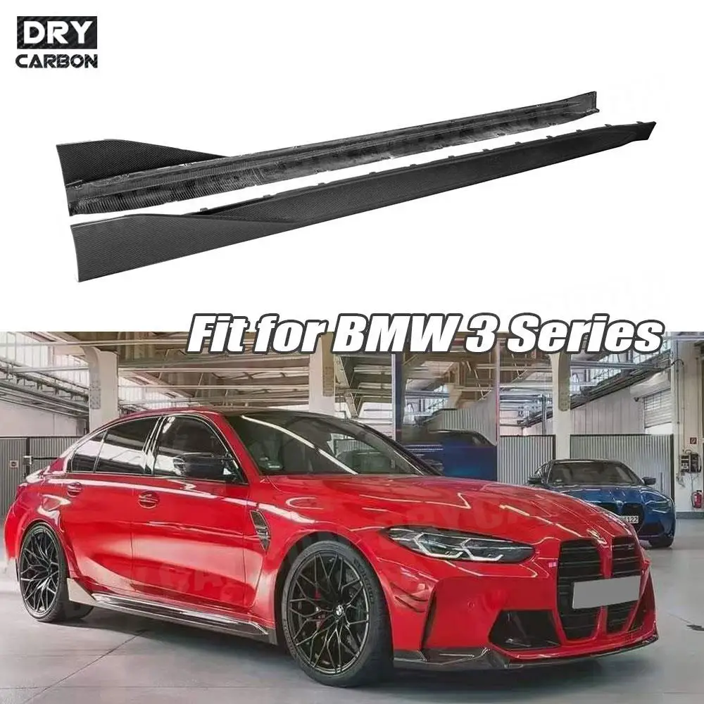 Dry Carbon Fiber Side Skirts Flaps Apron Lip Door Protector for BMW 3 Series G80 M3 Sedan 4 Door 2021 UP FRP Black Side Apron
Dry Carbon Fiber Side Skirts Flaps Apron Lip Door Protector for BMW 3 Series G80 M3 Sedan 4 Door 2021 UP FRP Black Side Apron