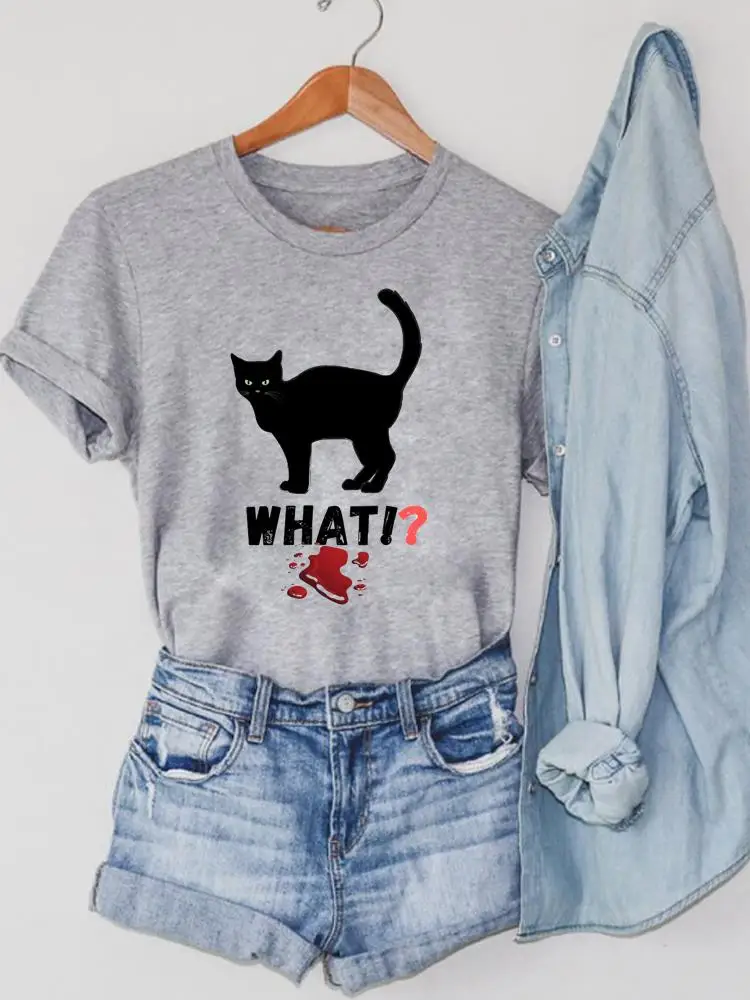 Cat Watercolor Trend 90s Print Top Lady Halloween Women Thanksgiving T Shirt Fall Autumn Graphic Tee T-shirt O-neck Clothing
Cat Watercolor Trend 90s Print Top Lady Halloween Women Thanksgiving T Shirt Fall Autumn Graphic Tee T-shirt O-neck Clothing