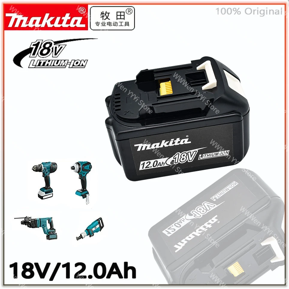 Original 18V Makita Replacement 12.0Ah 18.0Ah Battery For BL1830 BL1830B BL1840 BL1840B BL1850 BL1850B rechargeable battery
Original 18V Makita Replacement 12.0Ah 18.0Ah Battery For BL1830 BL1830B BL1840 BL1840B BL1850 BL1850B rechargeable battery
