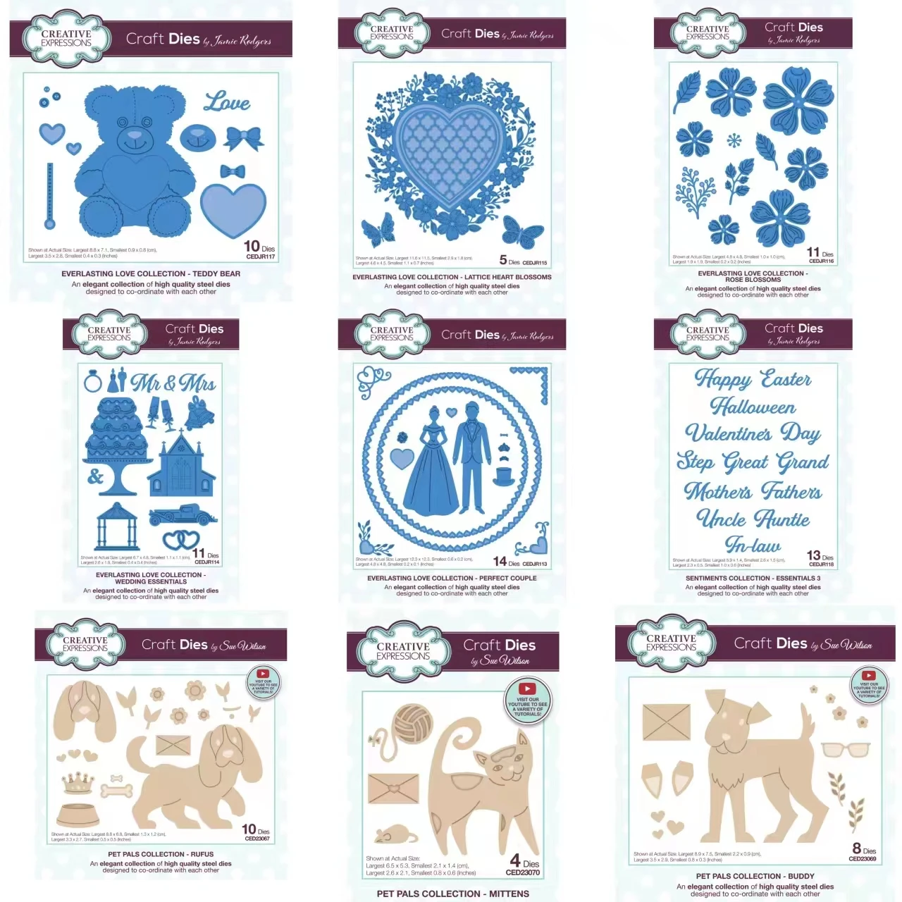 Metal Cutting Dies for Decoration Scrapbook Die Cuts Album Paper Craft Embossing DIY Card Crafts Handmade Pet Wedding New 2023
Metal Cutting Dies for Decoration Scrapbook Die Cuts Album Paper Craft Embossing DIY Card Crafts Handmade Pet Wedding New 2023