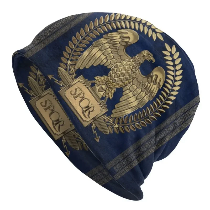 Roman Empire Gold Imperial Eagle Beanie Cap Unisex Winter Warm Bonnet Knitting Hats Outdoor Rome SPQR Skul Skullies Beanies Caps
Roman Empire Gold Imperial Eagle Beanie Cap Unisex Winter Warm Bonnet Knitting Hats Outdoor Rome SPQR Skul Skullies Beanies Caps