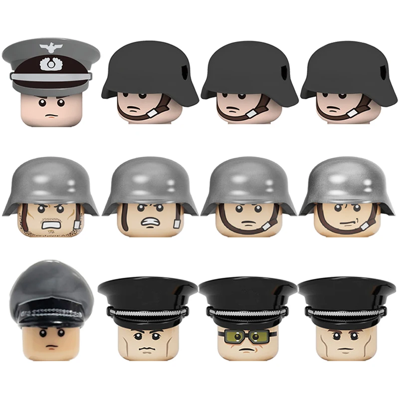 

WW2 Mini Military Figures Blocks Toy Army Soldiers DIY Weapons Guns Accessories Compatible Bricks Toys Children Christmas Gifts