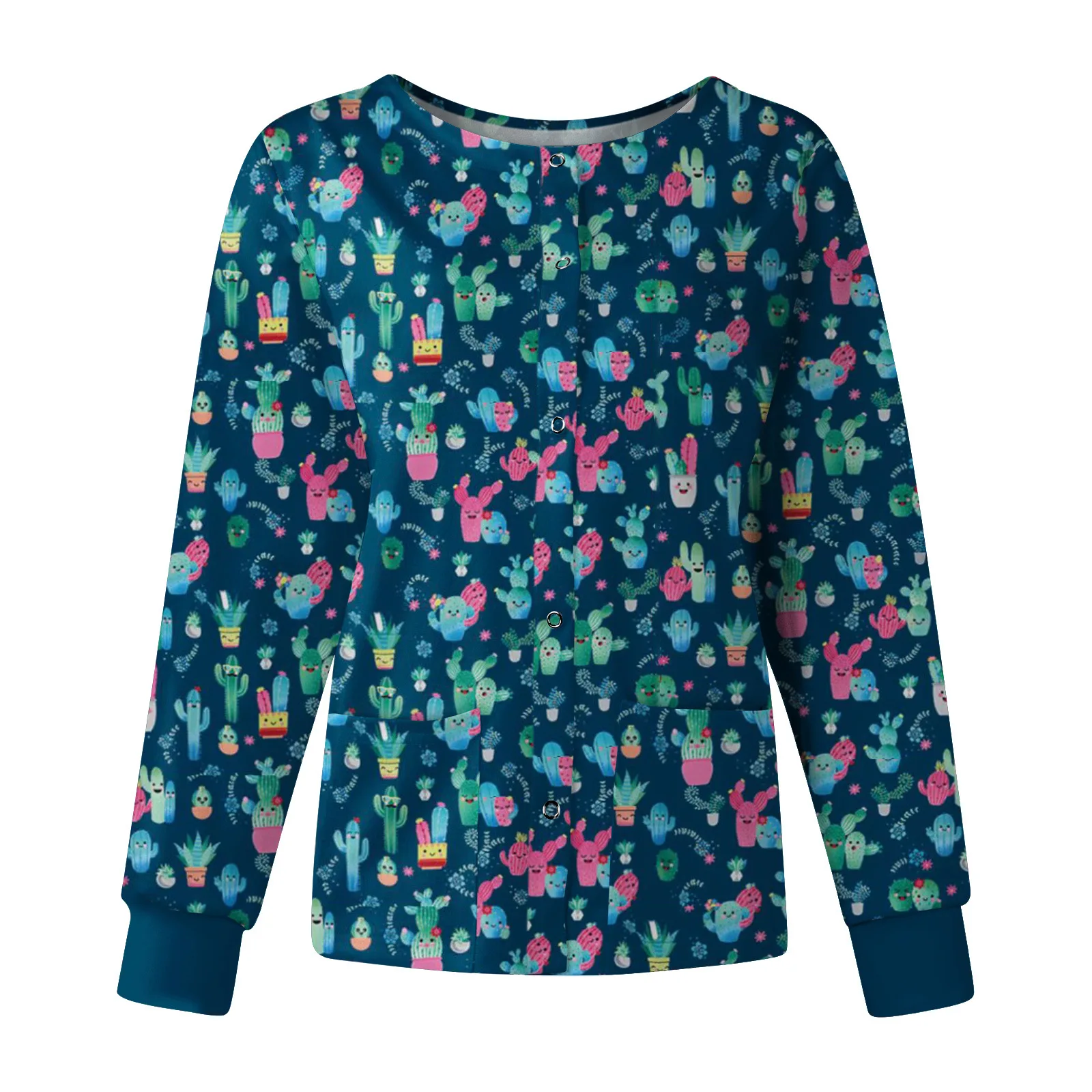 Long sleeve Cartoon print spa uniform beauty salon Pet shop uniform Fashion Slim Fit top scrub clothes women scrubs lab coat
Long sleeve Cartoon print spa uniform beauty salon Pet shop uniform Fashion Slim Fit top scrub clothes women scrubs lab coat