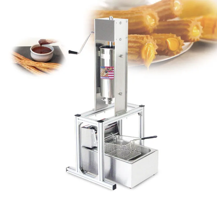 China Wholesale Spain Mini Churros Making Machine Hot Sale With Fryer And Filler Churro Maker Machine
China Wholesale Spain Mini Churros Making Machine Hot Sale With Fryer And Filler Churro Maker Machine