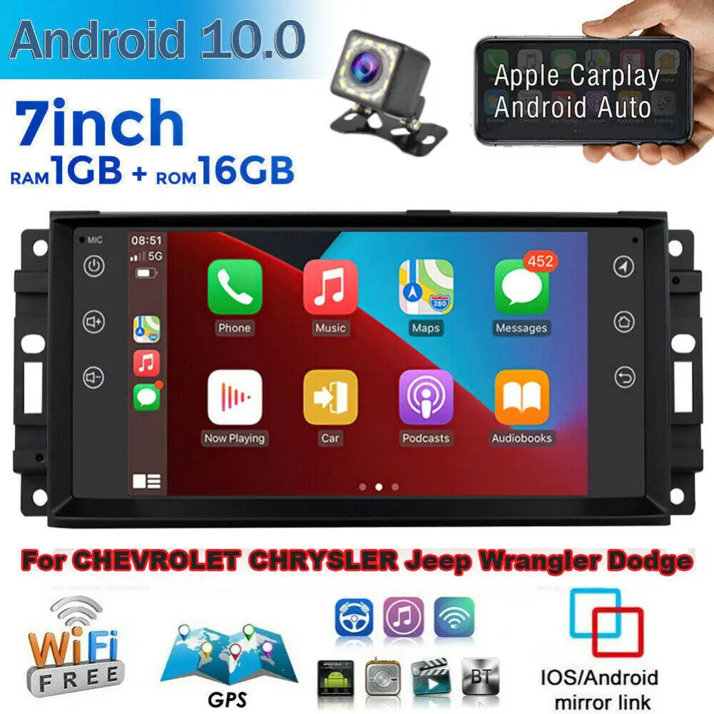7'' Car Radio Wireless Carplay Android 13 Auto GPS Navigator Bluetooth Audio GPS Navigation Dashboard Video Recorder
7'' Car Radio Wireless Carplay Android 13 Auto GPS Navigator Bluetooth Audio GPS Navigation Dashboard Video Recorder
