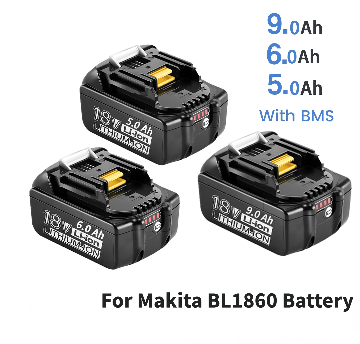 100% Оригинальная Аккумуляторная батарея Makita 18 в 6000 мАч для электроинструмента со стандартной заменой литий-ионных аккумуляторов LXT BL1860B BL1860 BL1850
100% Оригинальная Аккумуляторная батарея Makita 18 в 6000 мАч для электроинструмента со стандартной заменой литий-ионных аккумуляторов LXT BL1860B BL1860 BL1850