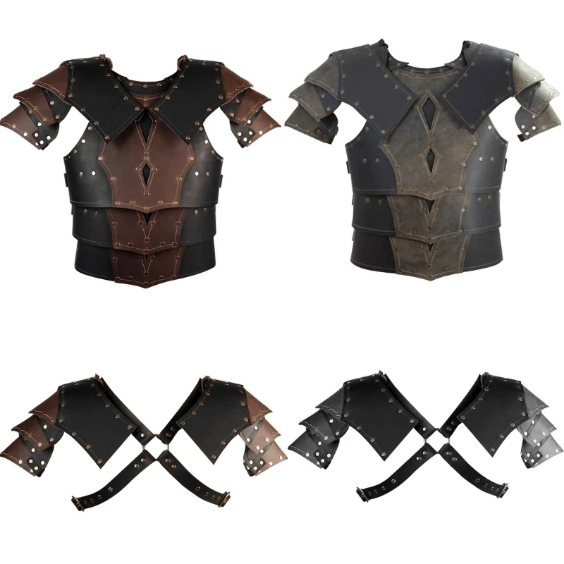 Mens Vintage CArmors Medieval PU Chest Vest Leathers Medieval Armour Halloween Prop for Party Cosplays Costumes HXBA
Mens Vintage CArmors Medieval PU Chest Vest Leathers Medieval Armour Halloween Prop for Party Cosplays Costumes HXBA