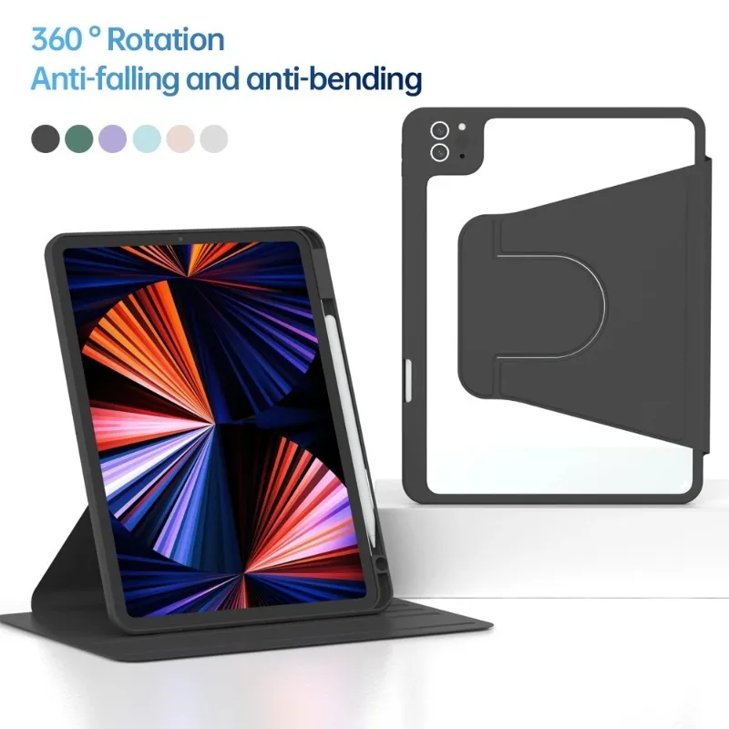 Rotation Case For Samsung Galaxy Tab S9 FE 10.9 Plus Tab S9 FE Plus 12.4 Inch Smart Acrylic Rotating Stand Case With Pen Slot
Rotation Case For Samsung Galaxy Tab S9 FE 10.9 Plus Tab S9 FE Plus 12.4 Inch Smart Acrylic Rotating Stand Case With Pen Slot