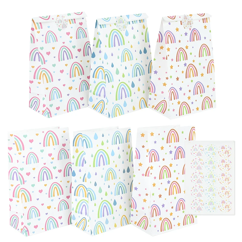 10pcs Rainbow Heart Star Kraft Paper Bag Candy Cookie Packaging Treat Gift Bag for Kids Birthday Wedding Party Favors Stand Bags
10pcs Rainbow Heart Star Kraft Paper Bag Candy Cookie Packaging Treat Gift Bag for Kids Birthday Wedding Party Favors Stand Bags