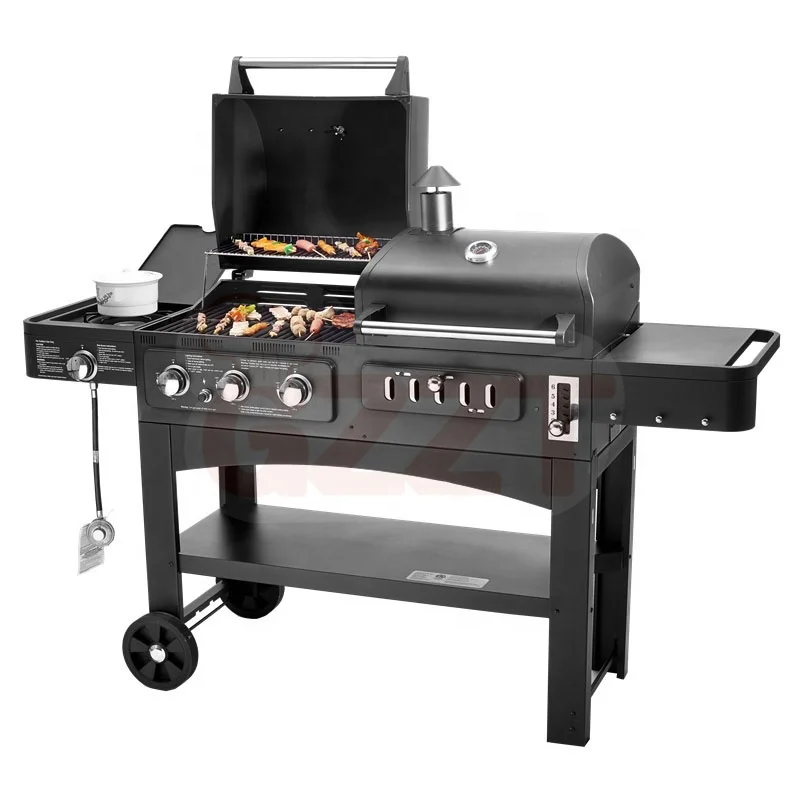 IT-4518 Gas Charcoal Combo Combination Hybrid Gas BBQ Barbecue Grills With Infrared Burner For Outdoor Kitchen Cooking Equipment
IT-4518 Gas Charcoal Combo Combination Hybrid Gas BBQ Barbecue Grills With Infrared Burner For Outdoor Kitchen Cooking Equipment